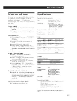 Preview for 93 page of Sony CDP-CX270 - 200 Disc Cd Changer Operating Instructions Manual