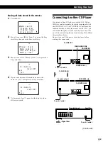 Предварительный просмотр 9 страницы Sony CDP-CX350 - 300 Disc Cd Changer Operating Instructions Manual