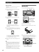 Предварительный просмотр 10 страницы Sony CDP-CX350 - 300 Disc Cd Changer Operating Instructions Manual