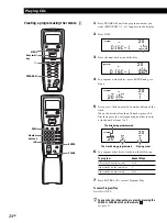 Предварительный просмотр 24 страницы Sony CDP-CX350 - 300 Disc Cd Changer Operating Instructions Manual