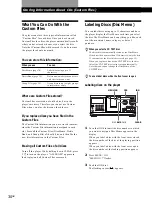 Предварительный просмотр 30 страницы Sony CDP-CX350 - 300 Disc Cd Changer Operating Instructions Manual