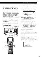 Предварительный просмотр 69 страницы Sony CDP-CX350 - 300 Disc Cd Changer Operating Instructions Manual