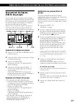 Preview for 77 page of Sony CDP-CX350 - 300 Disc Cd Changer Operating Instructions Manual