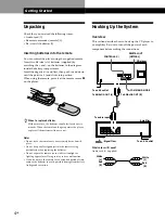 Предварительный просмотр 4 страницы Sony CDP CX355 - CD Changer Operating Instructions Manual