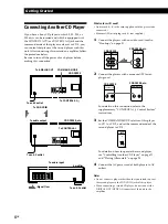 Предварительный просмотр 6 страницы Sony CDP CX355 - CD Changer Operating Instructions Manual