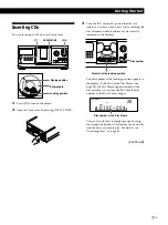 Предварительный просмотр 7 страницы Sony CDP CX355 - CD Changer Operating Instructions Manual