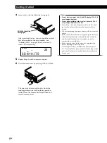 Предварительный просмотр 8 страницы Sony CDP CX355 - CD Changer Operating Instructions Manual