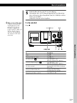 Предварительный просмотр 11 страницы Sony CDP CX355 - CD Changer Operating Instructions Manual