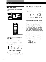 Предварительный просмотр 12 страницы Sony CDP CX355 - CD Changer Operating Instructions Manual