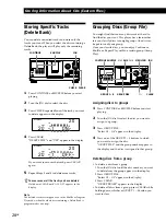 Предварительный просмотр 28 страницы Sony CDP CX355 - CD Changer Operating Instructions Manual