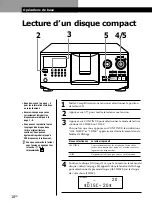 Предварительный просмотр 44 страницы Sony CDP CX355 - CD Changer Operating Instructions Manual