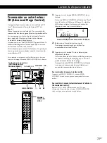 Предварительный просмотр 55 страницы Sony CDP CX355 - CD Changer Operating Instructions Manual