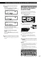 Preview for 61 page of Sony CDP CX355 - CD Changer Operating Instructions Manual