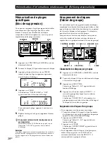 Preview for 62 page of Sony CDP CX355 - CD Changer Operating Instructions Manual