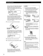 Preview for 8 page of Sony CDP-CX400 - Compact Disc Player Operating Instructions Manual