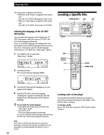 Preview for 12 page of Sony CDP-CX400 - Compact Disc Player Operating Instructions Manual