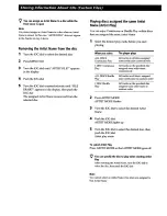 Preview for 28 page of Sony CDP-CX400 - Compact Disc Player Operating Instructions Manual