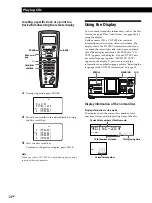 Предварительный просмотр 14 страницы Sony CDP-CX450 - Compact Disc Player Operating Instructions Manual