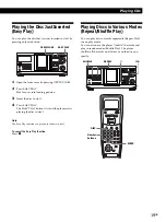 Предварительный просмотр 19 страницы Sony CDP-CX450 - Compact Disc Player Operating Instructions Manual