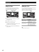 Предварительный просмотр 26 страницы Sony CDP-CX450 - Compact Disc Player Operating Instructions Manual