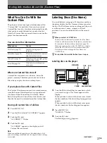 Предварительный просмотр 27 страницы Sony CDP-CX450 - Compact Disc Player Operating Instructions Manual