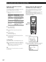 Предварительный просмотр 38 страницы Sony CDP-CX450 - Compact Disc Player Operating Instructions Manual