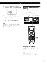 Предварительный просмотр 39 страницы Sony CDP-CX450 - Compact Disc Player Operating Instructions Manual