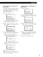 Предварительный просмотр 55 страницы Sony CDP-CX450 - Compact Disc Player Operating Instructions Manual