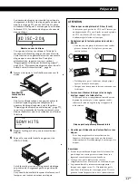 Предварительный просмотр 57 страницы Sony CDP-CX450 - Compact Disc Player Operating Instructions Manual