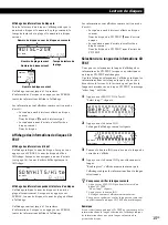 Предварительный просмотр 61 страницы Sony CDP-CX450 - Compact Disc Player Operating Instructions Manual