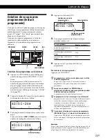 Предварительный просмотр 67 страницы Sony CDP-CX450 - Compact Disc Player Operating Instructions Manual