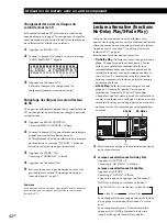 Предварительный просмотр 88 страницы Sony CDP-CX450 - Compact Disc Player Operating Instructions Manual