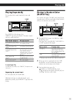 Preview for 12 page of Sony CDP-CX50 Operating Instructions Manual