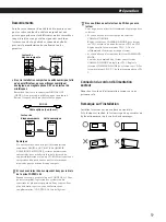 Предварительный просмотр 5 страницы Sony CDP-CX55 - 50 Disc Cd Changer (French) Instruction & Operation Manual