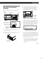 Предварительный просмотр 7 страницы Sony CDP-CX55 - 50 Disc Cd Changer (French) Instruction & Operation Manual