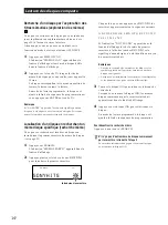 Предварительный просмотр 14 страницы Sony CDP-CX55 - 50 Disc Cd Changer (French) Instruction & Operation Manual