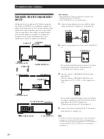 Предварительный просмотр 34 страницы Sony CDP-CX55 - 50 Disc Cd Changer (French) Instruction & Operation Manual