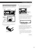 Предварительный просмотр 35 страницы Sony CDP-CX55 - 50 Disc Cd Changer (French) Instruction & Operation Manual