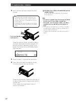 Предварительный просмотр 36 страницы Sony CDP-CX55 - 50 Disc Cd Changer (French) Instruction & Operation Manual