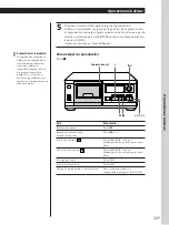 Предварительный просмотр 39 страницы Sony CDP-CX55 - 50 Disc Cd Changer (French) Instruction & Operation Manual