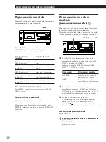 Предварительный просмотр 44 страницы Sony CDP-CX55 - 50 Disc Cd Changer (French) Instruction & Operation Manual