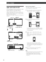 Предварительный просмотр 62 страницы Sony CDP-CX55 - 50 Disc Cd Changer (French) Instruction & Operation Manual