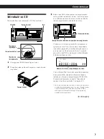 Предварительный просмотр 63 страницы Sony CDP-CX55 - 50 Disc Cd Changer (French) Instruction & Operation Manual