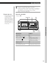 Предварительный просмотр 67 страницы Sony CDP-CX55 - 50 Disc Cd Changer (French) Instruction & Operation Manual