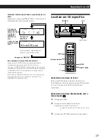 Предварительный просмотр 69 страницы Sony CDP-CX55 - 50 Disc Cd Changer (French) Instruction & Operation Manual