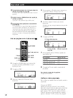 Предварительный просмотр 74 страницы Sony CDP-CX55 - 50 Disc Cd Changer (French) Instruction & Operation Manual