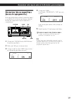 Предварительный просмотр 81 страницы Sony CDP-CX55 - 50 Disc Cd Changer (French) Instruction & Operation Manual