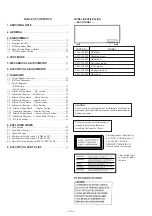 Предварительный просмотр 2 страницы Sony CDP-CX55 Service Manual