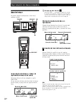 Предварительный просмотр 14 страницы Sony CDP CX555ES (Spanish) Manual De Instructiones