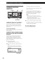 Предварительный просмотр 16 страницы Sony CDP CX555ES (Spanish) Manual De Instructiones